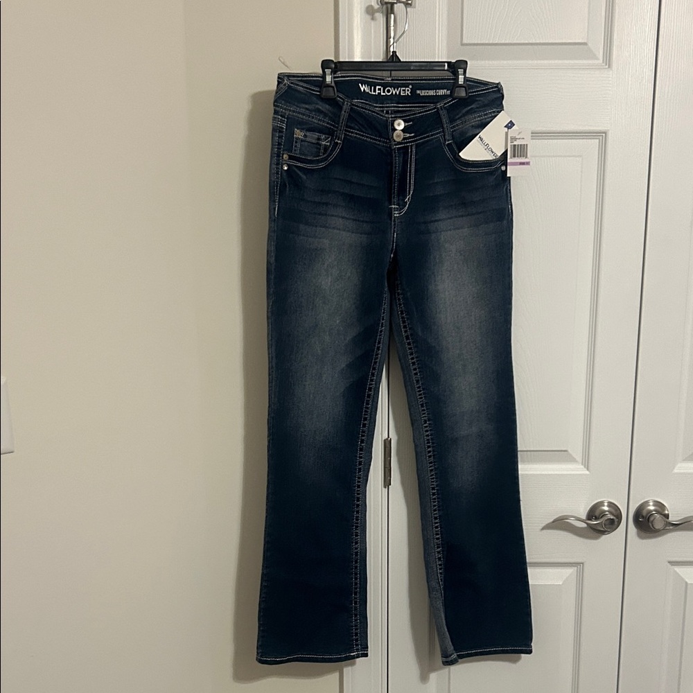 Wallflower Women's Indigo Bootcut Jeans - Size 11